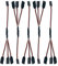 5pcs JR Y Stecker Servo Verlängerungskabel 3 Pin JR Stecker Splitter 1 männlich zu 3 weiblich Servo Y Verlängerung Stecker für RC Modelle Autos Flugzeug Helikopter Drohne