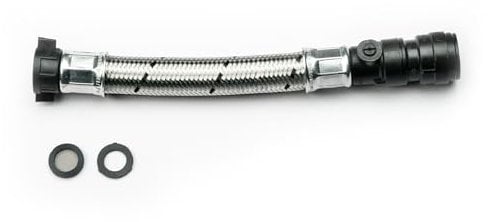 Salamander Pumps - Straight Anti Vibration Coupler - ACCC22MMS01 - IV 22mm Hose to 22mm Push Fit Plastic Nut - Noise Reducer - Hose Attachments