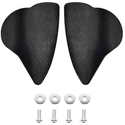 ESPEEDMTC Für Yamaha R6 R7 2017-2023 Seitenspiegel Loch Cap Spiegel Mount Abdeckung Rückspiegel Abdeckung Dekorative Windschutzscheibe Abdeckung CNC Aluminiumlegierung (Schwarz)