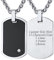 Supcare Herren Erkennungsmarke Dog Tags Halskette Edelstahl Personalisiert CNC-Zirkonia-Anhänger Militär Police Armee Kette für Frauen Jungen E.Zirkon-Militär(Silber-Schwarz)-anpassbar