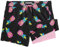 MaaMgic Herren Badehose mit Kompression Badeshorts 2 in 1 | 5.5 Schnelltrocknend lässige Swim Shorts Kurz Boardshorts mit Innenhose Reißverschlusstasche,03 Ananas Leopard Rosa Schwarz 5.5,M