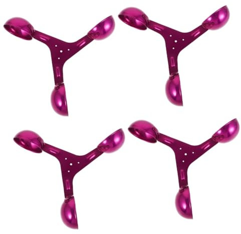 BESPORTBLE 4 Stück Anemometer-Zubehör Windanemometergehäuse Windanzeigerschale wetterstation meteorologisch Windindikator Windanzeigeschutz des Windanemometers Aluminiumlegierung Violett