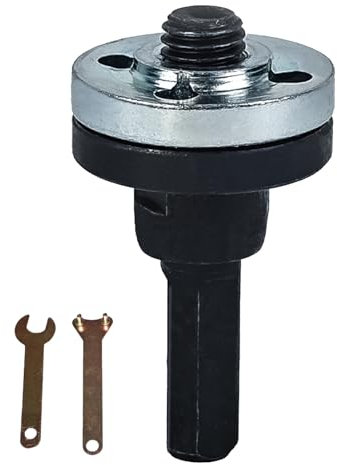 scyca Eje de extensión de amoladora angular, adaptador de disco de rueda de amoladora | Soporte de disco adaptador de mandril de amoladora angular de taladro ajustable - Accesorios del eje del