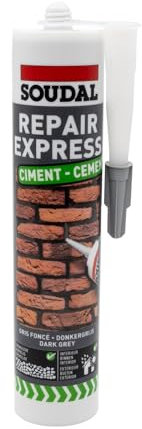 Soudal Repair Express Cement Arylic Polymer Textured Sealant - Dark Grey