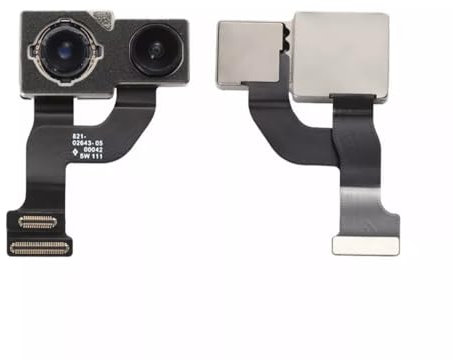 SRJTEK Kit de réparation pour appareil photo arrière principal de rechange pour iPhone 12 A2403, A2172, A2402, A2404 12 MP HD Video HDR