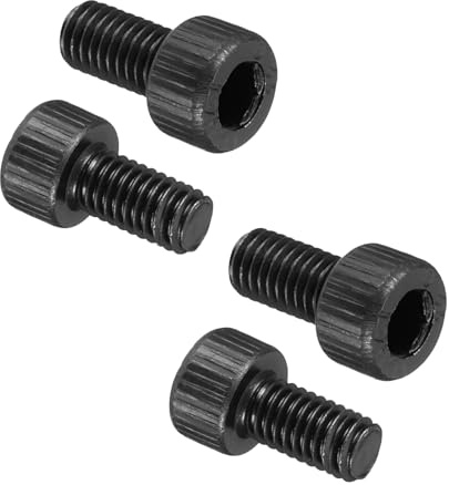 PATIKIL 100Pcs Tornillos de Cabeza Hueca Hexagonal M5 x 10mm, Grado 12.9 de Acero al Carbono, Óxido Negro, Roscado Completo, Tornillos para Reparación de Maquinaria