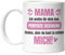 Tasse Mama, du hat ja schon mich - Tasse mignonne pour bébé pour maman (blanc)