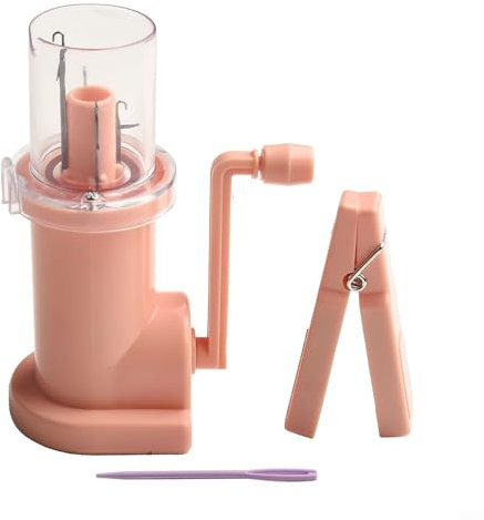 Handkurbel Mini Strickmaschine für die Herstellung von Seilen Ideale Ergänzung zu Ihrem Bastelbedarf (Typ A)