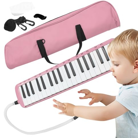 Melodica 37 Keys-Melodica Set mit 37 Tasten, Luftklaviertastatur | Instrument für Kinder, tragbare Klaviertastatur