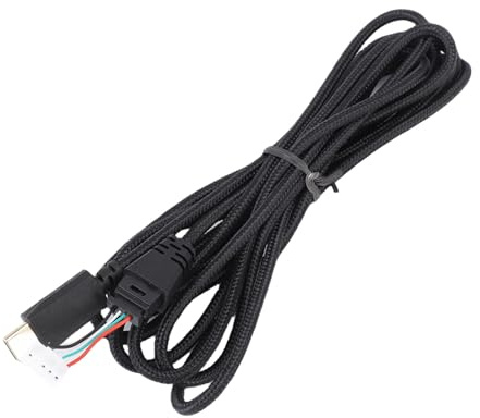 Tomantery ROG S Headset-Kabel, Langlebiges OFC-Ersatzkabel, Typ-C-Stecker, 2,4 M, für Gaming-Headset