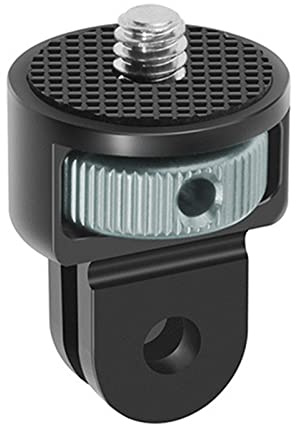 Aluminum 1 / 4inch Screw Tripod Adapter 360 Rotating Mount Holder for 10 9 Camera Accessories Camera Mount Bracket