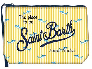Saint Barth Mc2 Donna Pochette ALIN001 Gomma Giallo Taglia Unica