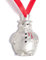 Pirantin Zinn Schneemann handbemalt Weihnachtsdeko Weihnachtsbaumschmuck