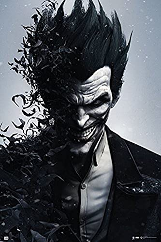 Grupo Erik DC Comics Poster - Batman Joker Poster - Arkham Origins Poster - Deko Wohnzimmer oder Deko Schlafzimmer - Deko Zimmer - Größe : 61 x 91 - Offizielle Lizenz - The Batman Fanartikel
