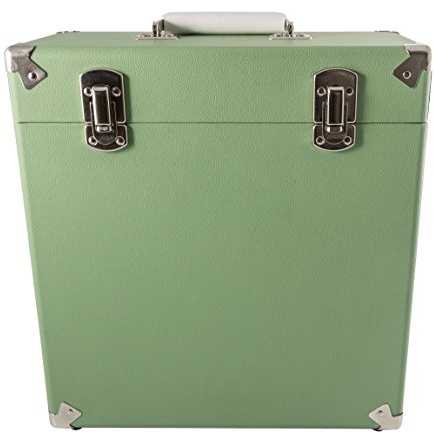 GPO Portable Retro Style Carry Case for LPs, Albums and 12Inch Vinyl Records (Holds 30 Albums)