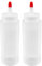 Wilton Mini Bouteilles pour Melts Lot de 2, Flacons Squeezers Doseurs pour Candy Melts ou Chocolat Bouteille en Plastique Alimentaire Flexible pour Sauces Glaçages