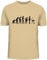 Shirtstreet24, Evolution Grillen, BBQ Barbecue Grill Funshirt, Größe: L, Sand