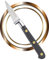Veritable Sabatier Small Vegetable Kitchen Knife - 2.75in/7cm Full Tang Blade Drop Forged in France from A Single Piece of Stainless Steel, Triple Rivet Handle. Sharp for Longer, Lifetime Performance