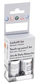 Original Audi VW Lackstift Set Islandgrau Perleffekt LK7X