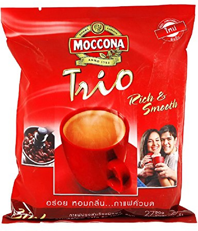 Moccona Trio Rich&Smooth 3 in 1 Instant Coffee Mix 486 g.(27 Sachets)