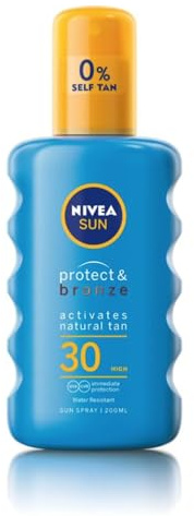NIVEA SUN Protect & Bronze Sonnenspray SPF 30, 200 ml