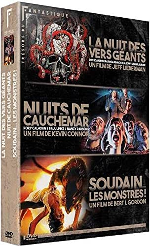 Coffret trésors du fantastique 3 films : la nuit des vers géants ; nuits de cauchemar ; soudain les monstres ! [FR Import]