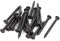 Sourcingmap 2mmx25mm Carbon Steel Point Tip Concrete Cement Nail Black 20pcs