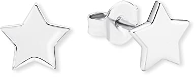 s. Oliver SO PURE Ohrringe für Damen, 925 Sterling Silber, Rhodiniert