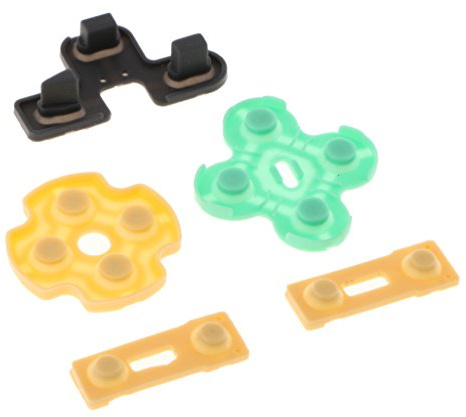 B Baosity Gummi Pad Tasten D-Pad Rubberpad Ersatzteil für PS2 Controller