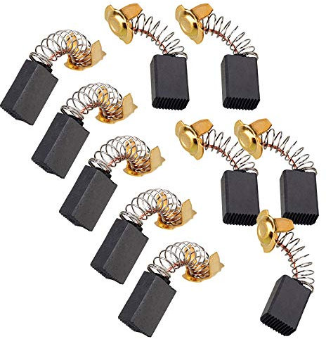 10pcs Electric Motor Carbon Fibrer Brushes Spare Part Power Tool Accessory 7x11x16mm