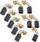 10pcs Electric Motor Carbon Fibrer Brushes Spare Part Power Tool Accessory 7x11x16mm