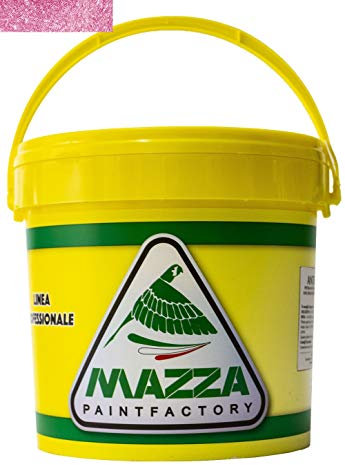 MAZZA Pittura Decorativa Per Interni Effetto Antiche Terre Lt 5 Magic Paint Colorificio Vernice Muro Effetto Multicolor Puntinato Idropittura Murale Colorata (Rosa Fuxia Mp2068)