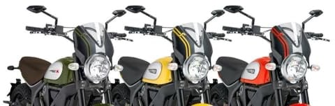 Puig Retrovision 8192W Icon/Classic/Full Throttle 15', Ducati Scrambler Sixty2 16'-19'