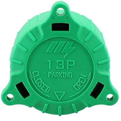 13 Pin Trailer Caravan Plug Protective Storage Alignment Cap Cover Holder
