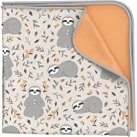 BABYBOET Spritzmatte für Babys – Unterhochstuhl-Bodenmatte schützt Holz, Vinyl und Teppich vor verschütteten Flüssigkeiten, wasserdichte 4-lagige Babymatte mit Rutschfester Unterseite, verhindert
