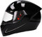 MT Stinger Integralhelm matt schwarz | Roller/Motorrad Helm Klapphelm 2mm Vizier kratzfest | inkl. eingebaute Lautsprechertaschen und kostenloser Helmmütze (schwarz, L)