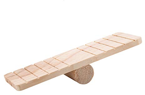 Tnfeeon Schaukel Wippe Spielzeug für Pet Hamster, Holz Kauen Klettern Pet Cage Zubehör für Chinchilla Frettchen Nagetiere Kleintiere