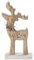 INGE-Glas Magic Deko Holzfigur MDF Hirsch - Elch 26cm