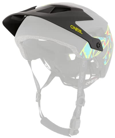 O'NEAL | Ricambio Visiera Casco Mountainbike | MTB Downhill | Visiera di ricambio per Visor BACKFLIP Casco Defender | Casco Defender Muerta | Adulto | Nero | Taglia unica