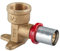TDM 16er Pressfitting Wandwinkel – 1/2 Innengewinde für 2,0 mm Rohr Aluverbund Mehrschichtverbundrohr, DVGW-zertifiziert, 1/2 x 16