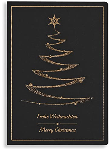 Art Nuvo Weihnachtskarten mit Umschlägen und Einlagen – Set von 10 exclusiven Weihnachtskarten