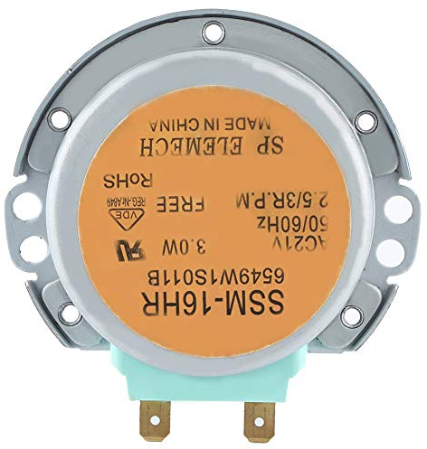Motor de plato giratorio de microondas apto para horno de microondas LG serie SSM-16HR 6549W1S011B Motor de plato giratorio de horno microondas AC 21V