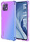 ALAMO Cover in Colorato Pendenza per Xiaomi MI 11 Lite (4G / 5G / 5G NE Edition), Traslucido TPU Silicone Custodia con Antiurto Bumper - Blu Viola
