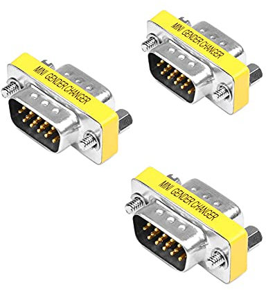 LNHCAW vga to vga Adapter 15 Port VGA Connector Extender for 2 Monitors