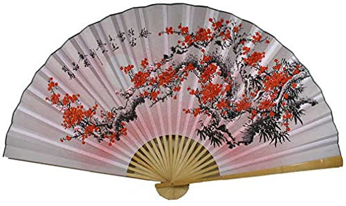 Thy Collectibles 35 Oriental Feng Shui Wall Fan--Flower FAN022