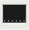 Square Eyelet Windows Roller Blinds Polyester Fabric, Easy Fit Trimmable, Home, Office, Blind with Metal Tube and Child Safe Fittings (Width 180cm x Length 210cm, Light Filtering Shade, Black)