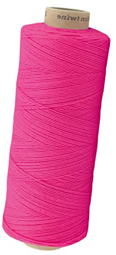 fuwi Baumwollkordel 1 mm - Bäckergarn, Makramee & Geschenkband - 100% neue Baumwolle, matt und farbecht, 650 Meter (0013 Pink)