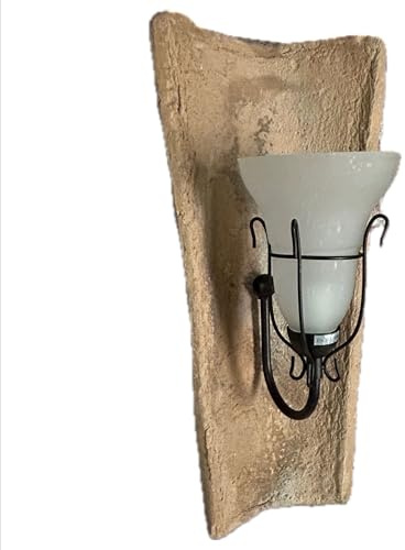 H4L Wandleuchte Dachziegelleuchte Wandlampe Landhausstil E14 handgefertigt Lampe 230V