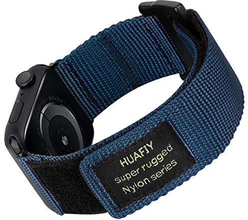 HUAFIY Compatibile con Apple Watch Bracciale 42mm44mm45mm49mm Design Velcro per iWatch Bracciale Serie 8/7/6/5/4/3/2/ SE, Ultra