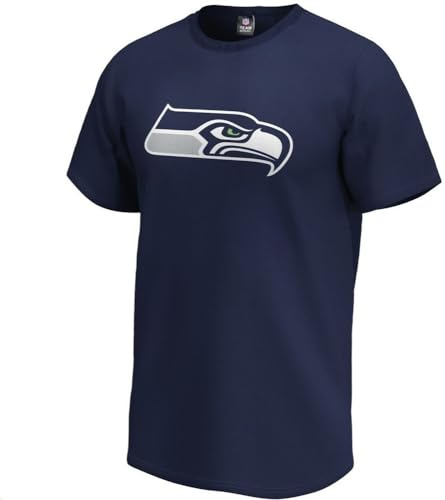 Seattle Seahawks NFL T-Shirt Shirt ** Logo Navy ** (as3, Alpha, xx_l, Regular, Regular)